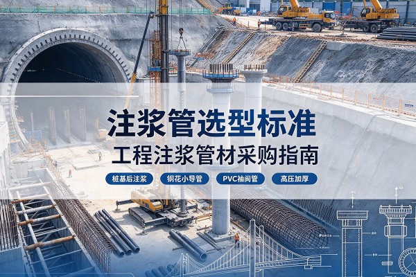 龙华注浆管选型标准