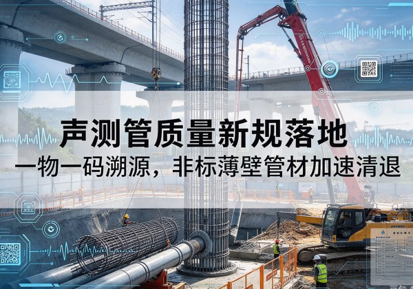 龙华声测管质量新规落地，一物一码溯源，非标薄壁管材加速清退